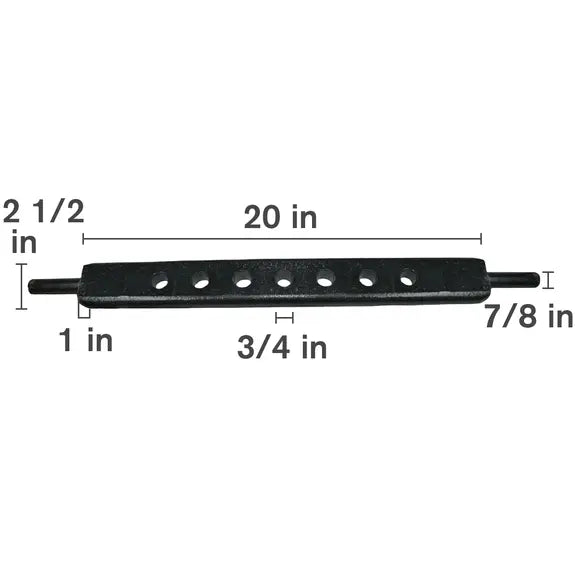 20" Category 1 Drawbar