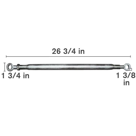26-3/4" Adjustable Heavy Duty Adjustable Forged Stabilizer Arm-zoom-1