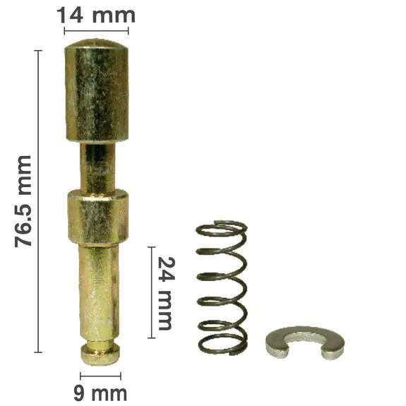 Quick-Disconnect Yoke Rebuild Kit — Pin, Spring & C-Clip – 401000001