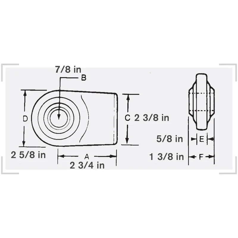 7/8" Lift Arm End, Straight-3