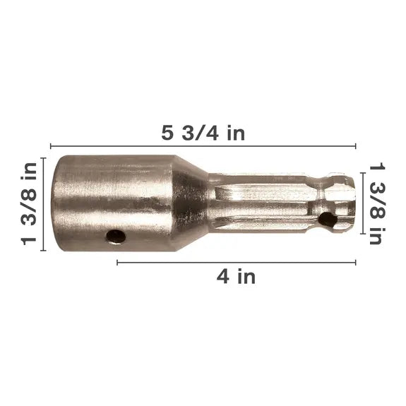 PTO Adapter 1-3/8" 6-Spline to 1-3/8" Male Pin-Lock – 553PA