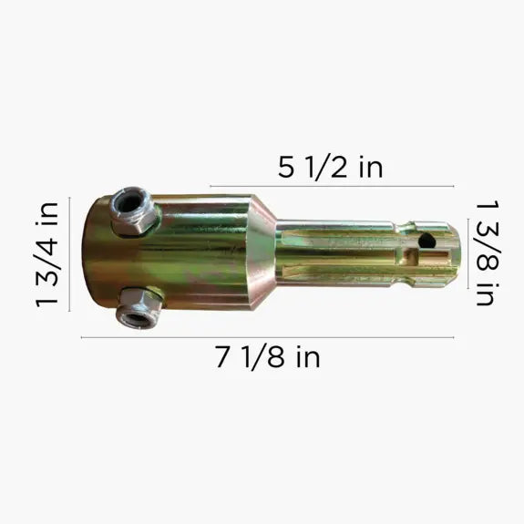 PTO Adapter 1-3/4" 20-Spline to 1-3/8" 6-Spline Clamp-On – 581PA-zoom-1