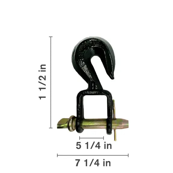 1-1/2" x 7-1/4" Draw Bar Hook