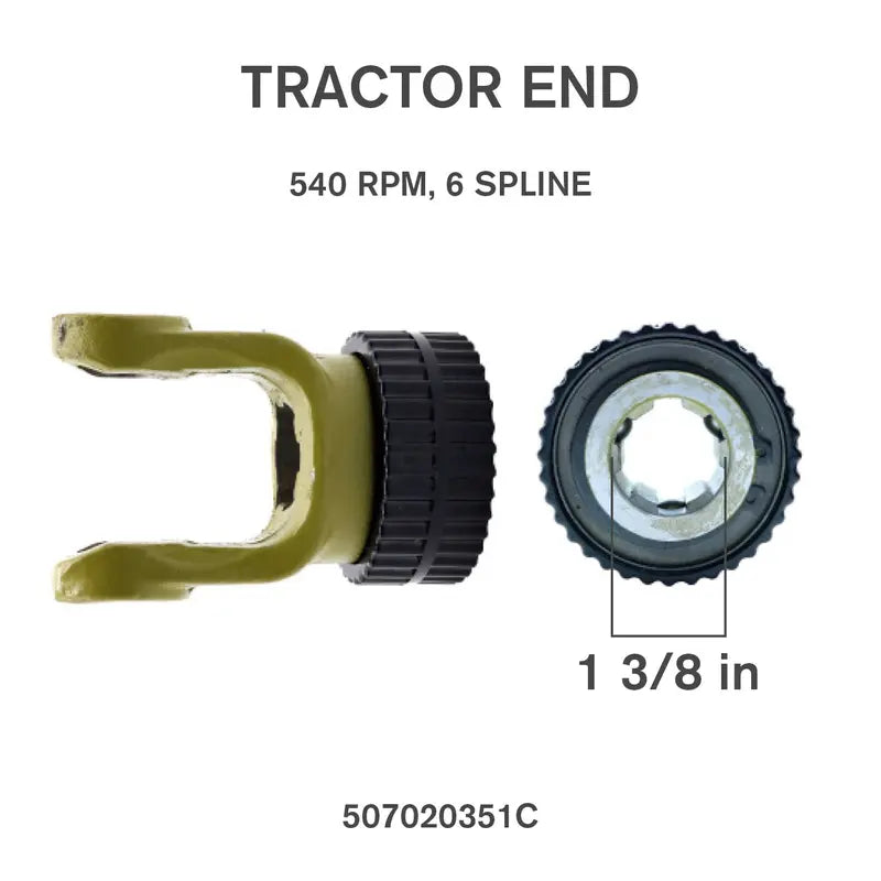 Series 2 52" Round Bore Shearbolt PTO-2