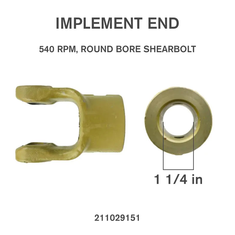 Series 2 52" Round Bore Shearbolt PTO-3