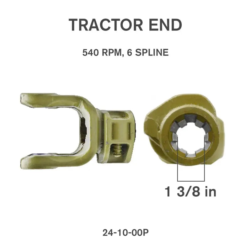 PTO, BY-PY #8 34" 540QDX2