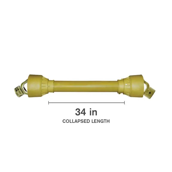 Series 4 Shear Bolt PTO Driveline 34" 1-3/8" Round Bore 35 HP – 69.888.049-1
