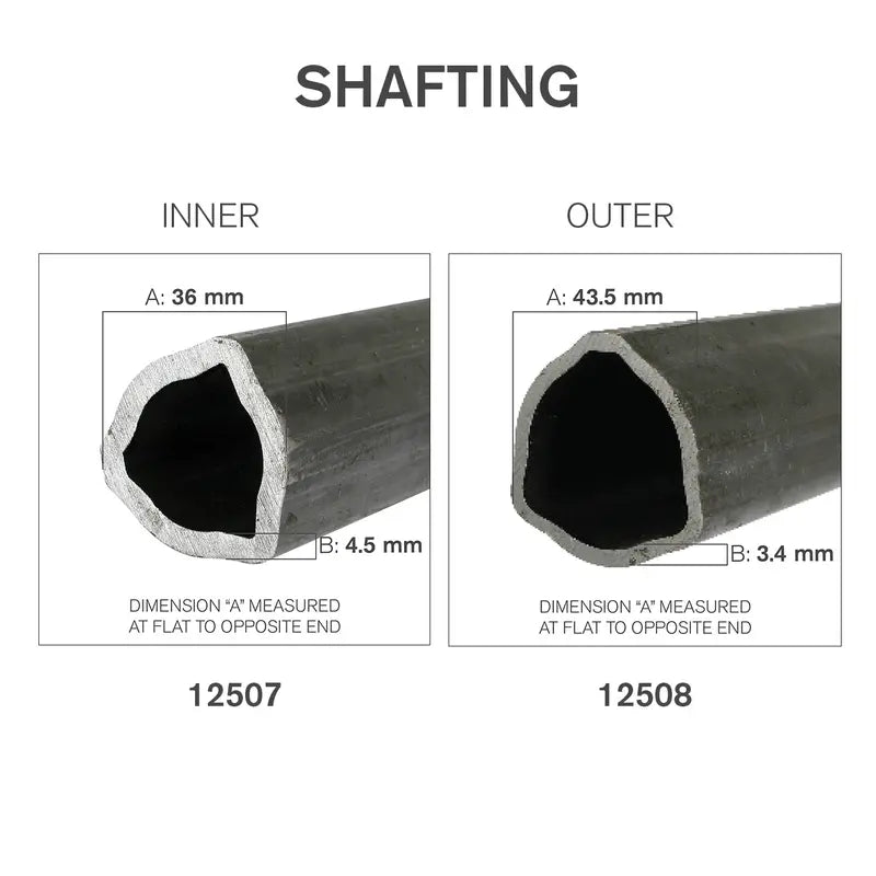 Series 4 Shear Bolt PTO Driveline 1-3/8" 6-Spline 35 HP – 69.888.400-zoom-