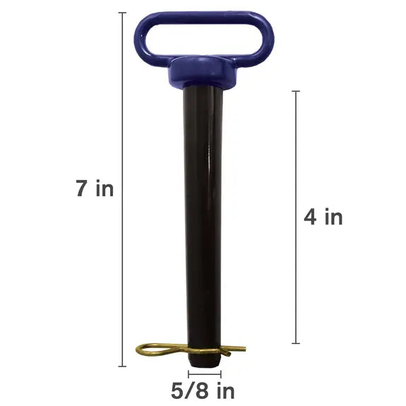 5/8" x 4" Blue Hitch Pin-1