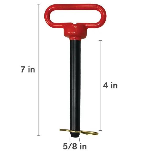 5/8" x 4" Red Hitch Pin