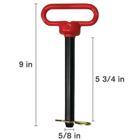 5/8" x 5-3/4" Red Hitch Pin