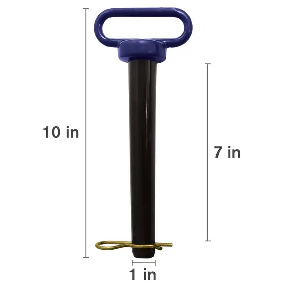 1" x 7" Blue Hitch Pin-1