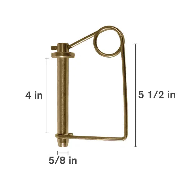 5/8" x 4" Safety Lock Hitch Pin-zoom-