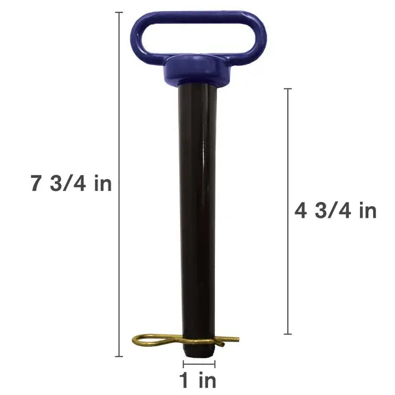 1" x 4-3/4" Blue Hitch Pin-zoom-