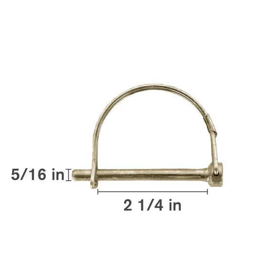 Round-Loop Locking Pins 5/16" × 2-1/4" Snapper-Style 10-Pack – 900PA-1