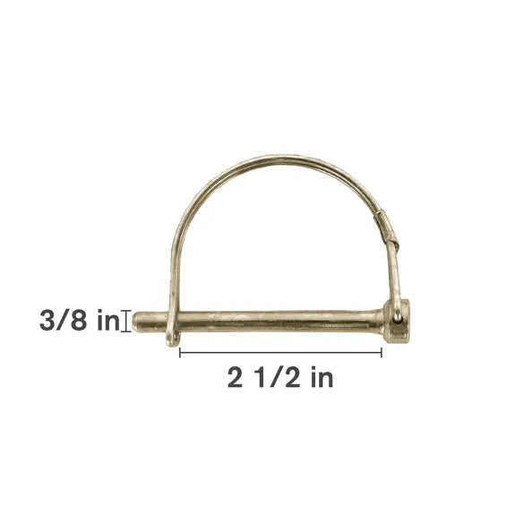 Round-Loop Locking Pins 3/8" × 2-1/2" Snapper-Style 10-Pack – 911PA-1