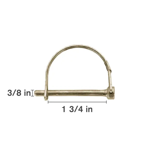 Round-Loop Locking Pins 3/8" × 1-3/4" Snapper-Style 10-Pack – 921PA-zoom-1