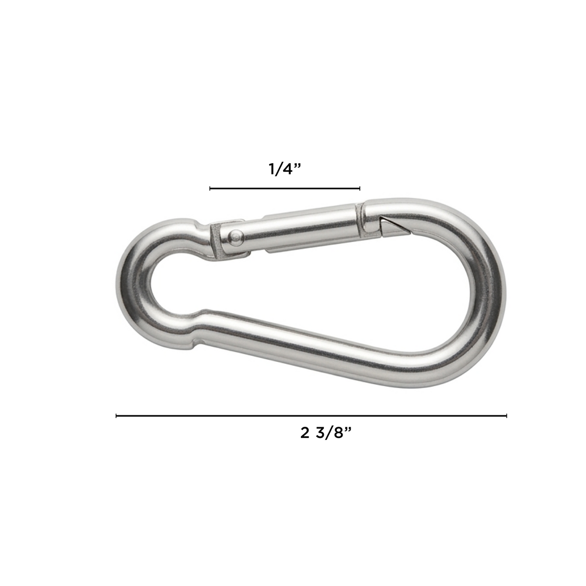 Spring Clip 1/4" x 2-3/8" Zinc Plated - 65.500.072