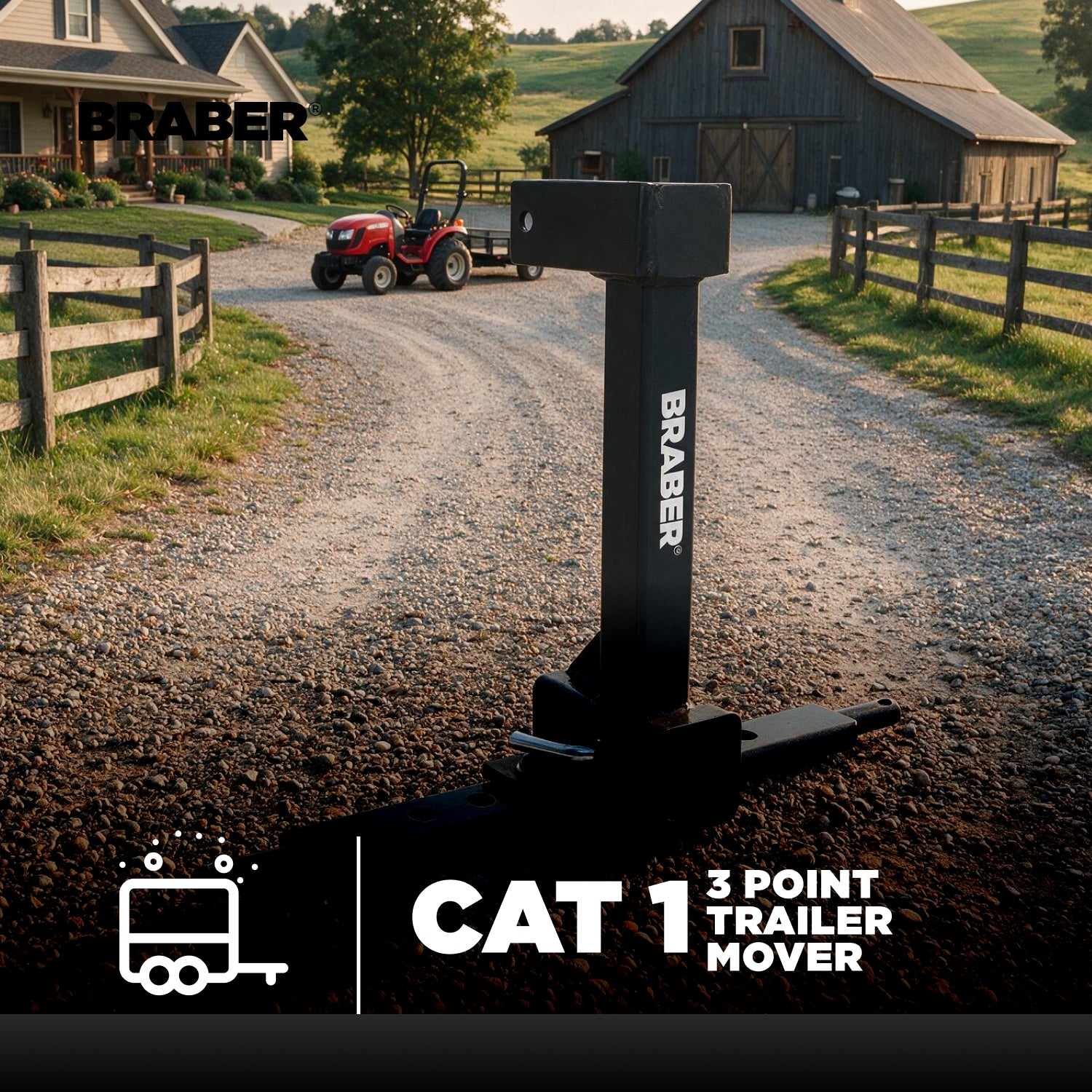 3-Point Trailer Receiver 2" CAT 1 Quick Hitch Compatible – 64.500.340Q-2