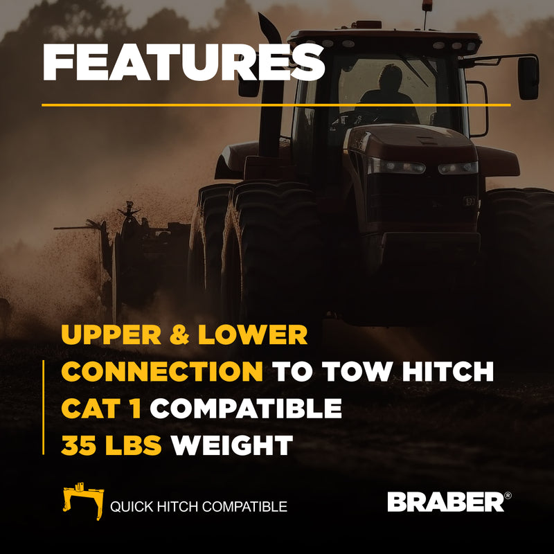 3-Point Tow Hook CAT 1 Quick Hitch Compatible – 64.500.341Q-zoom-