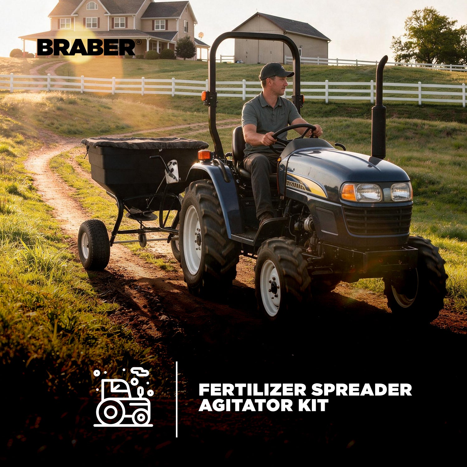 Fertilizer Spreader Agitator Kit for AgriEase BE-PFS Series – BE-AGI-zoom-2
