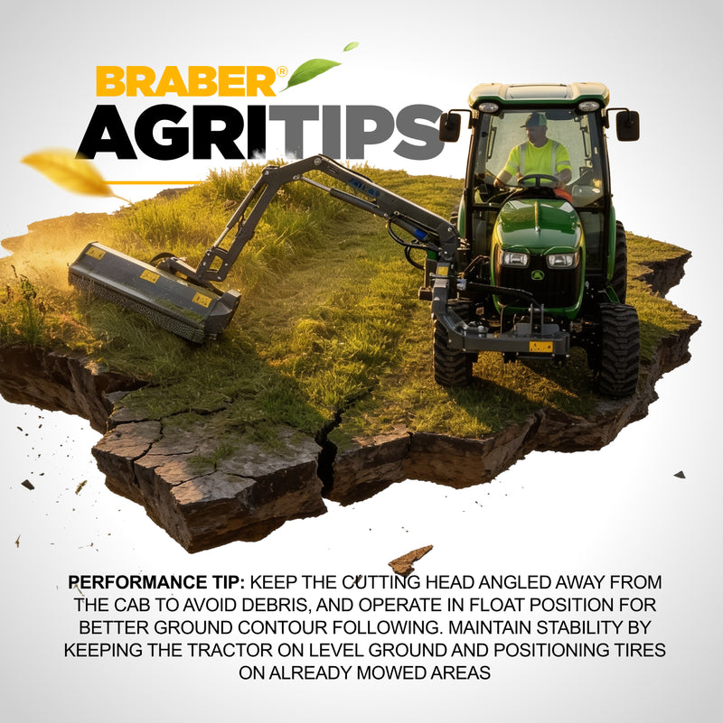 3-Point PTO Offset Boom Mower 50" 20/40 HP – BE-AGL125F-zoom-