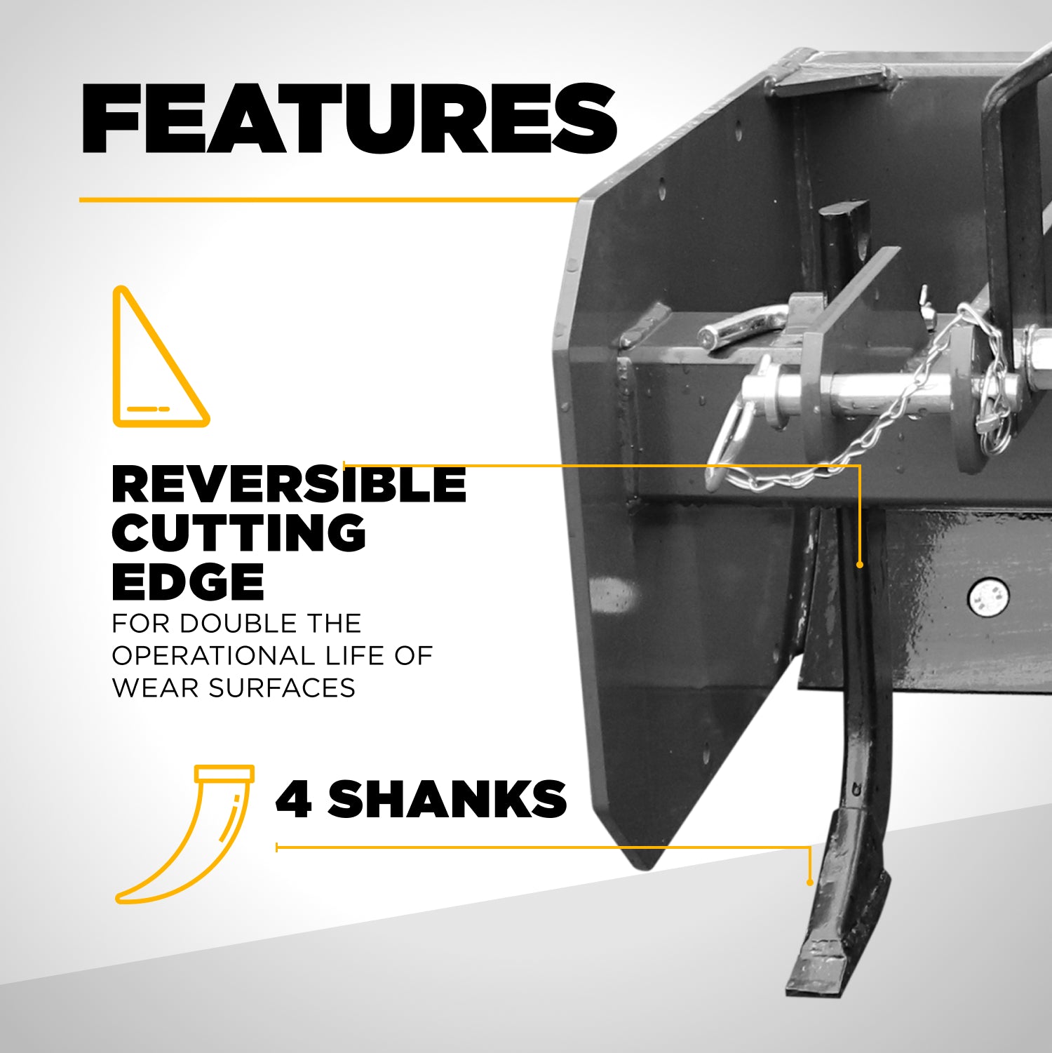 3-Point Box Blade 4' up to 50 HP – BE-BBR4N-5