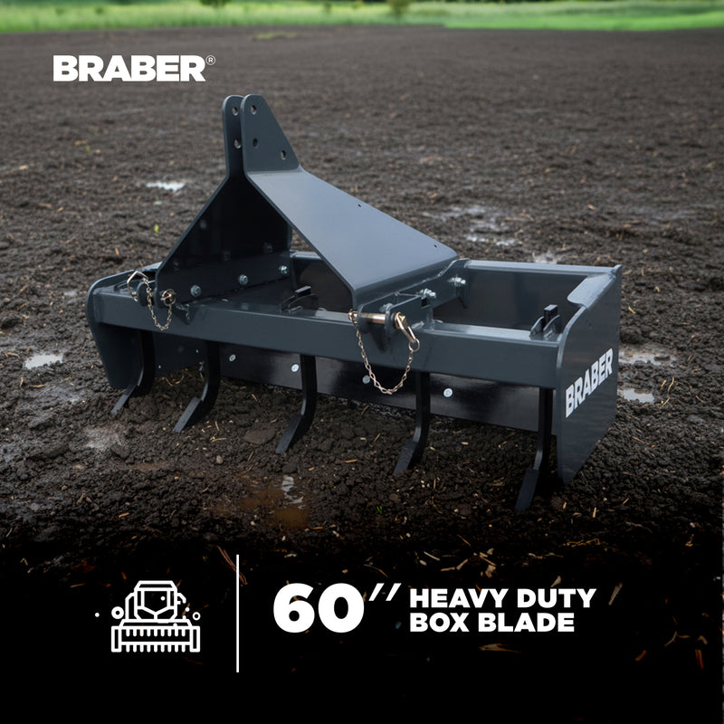 3-Point Box Blade 5' Heavy-Duty up to 50 HP – BE-BBR5ND-zoom-
