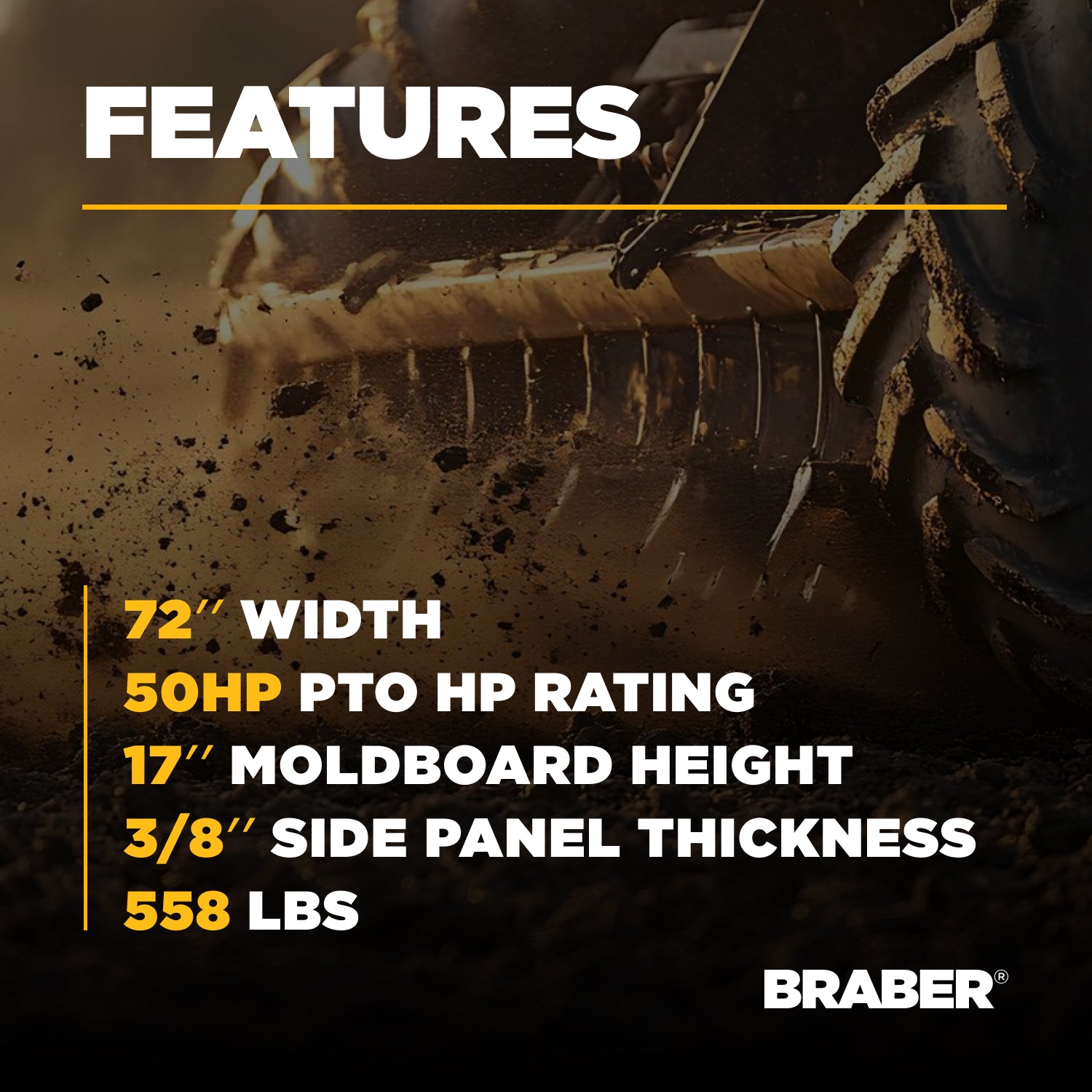 3-Point Box Blade 6' Heavy-Duty up to 50 HP – BE-BBR6ND-4
