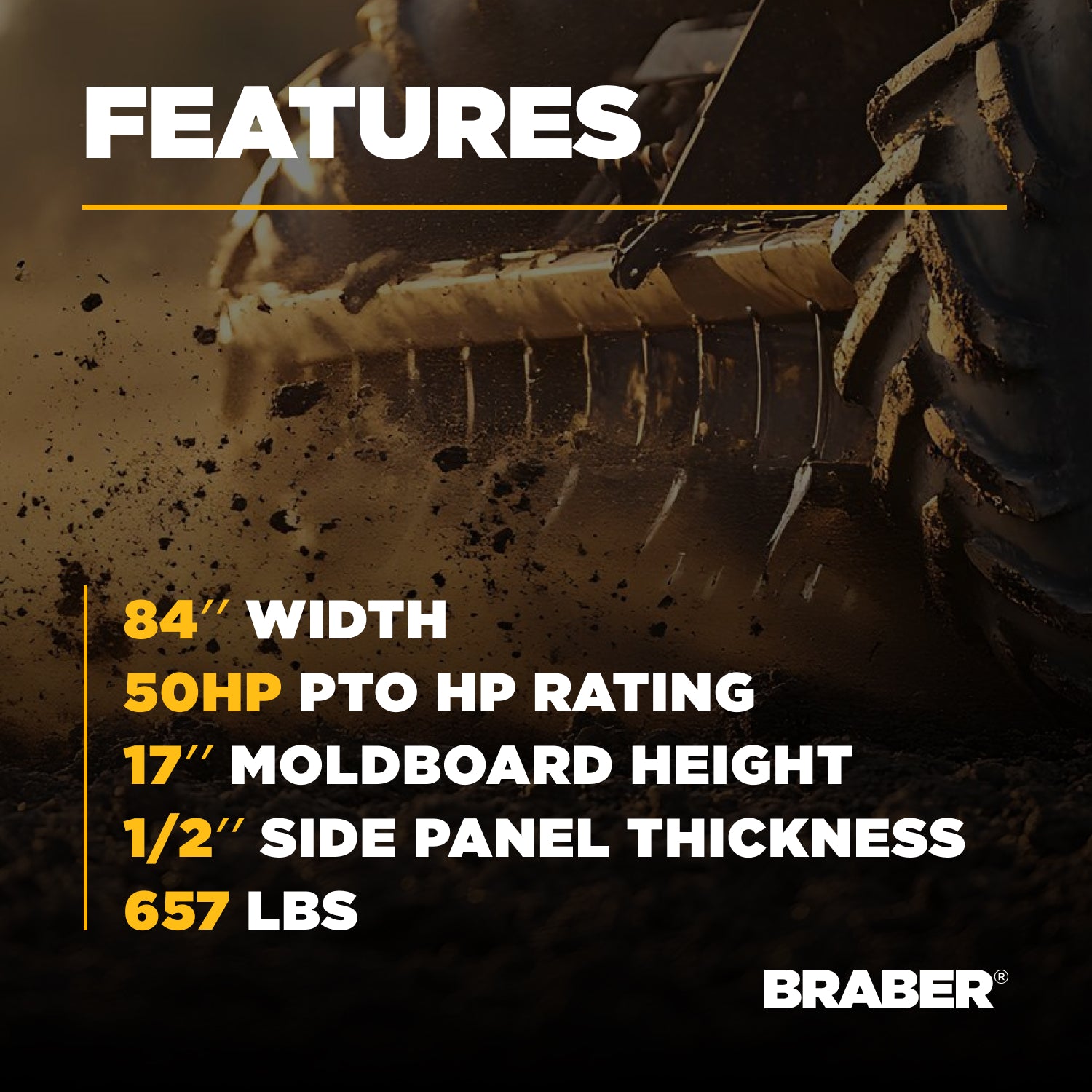 3-Point Box Blade 7' Heavy-Duty up to 50 HP – BE-BBR7ND-4