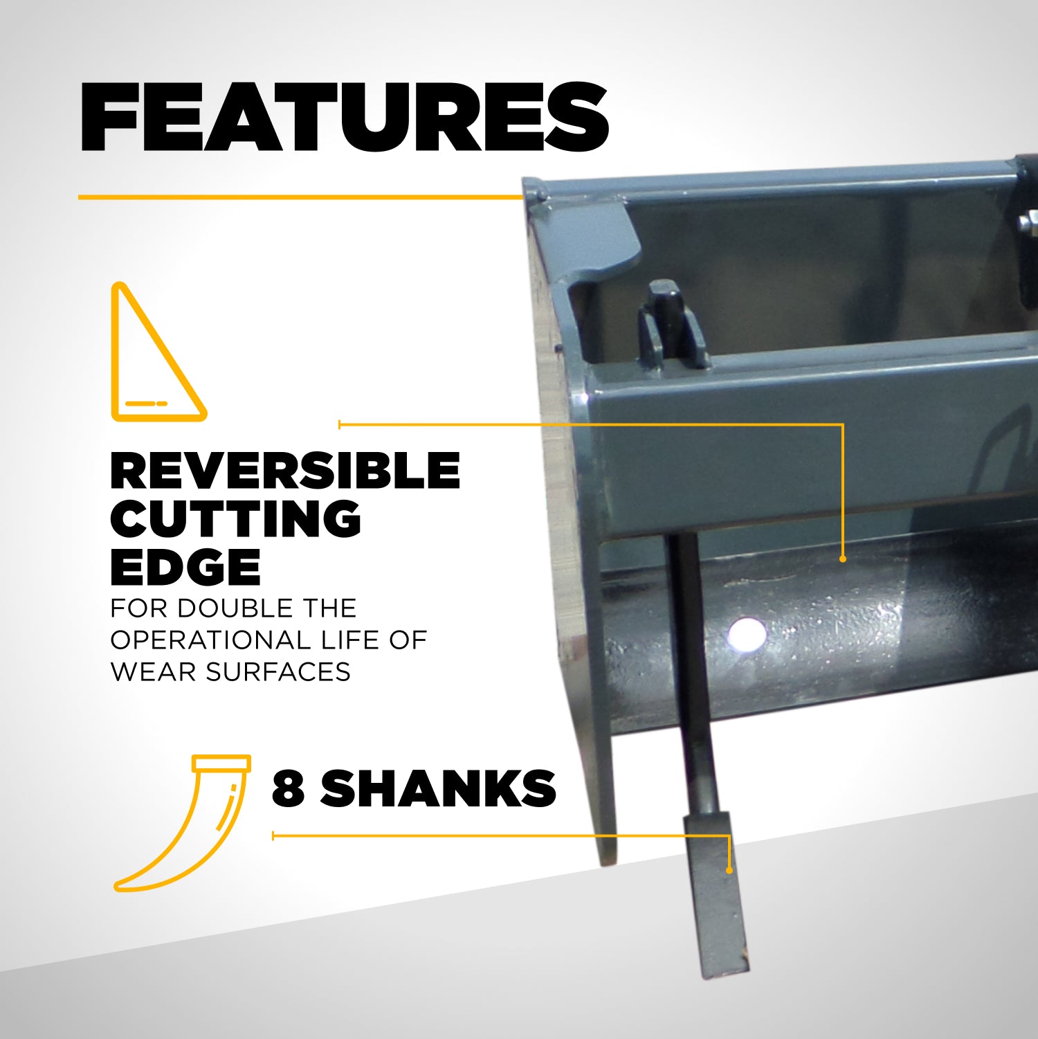 3-Point Box Blade 8' Heavy-Duty up to 50 HP – BE-BBR8ND-5