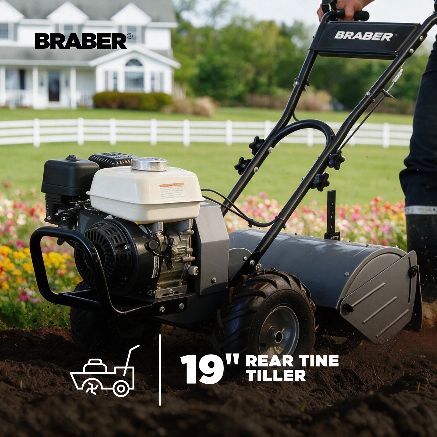 Rear Tine Tiller 19" 212cc – BE-BRTR7
