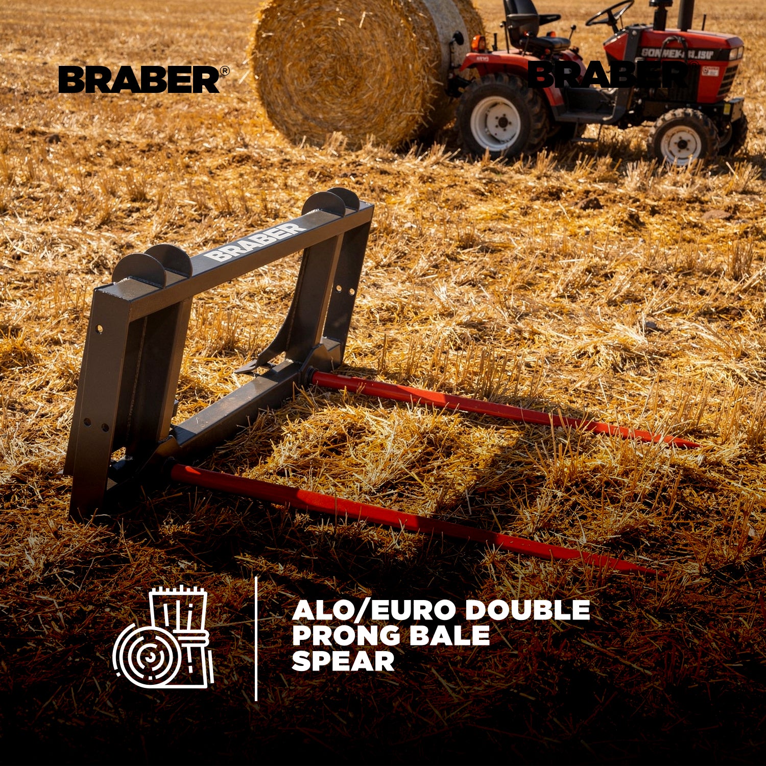 Euro/ALO Double-Prong Bale Spear 39" – BE-BSD39EUROG-2