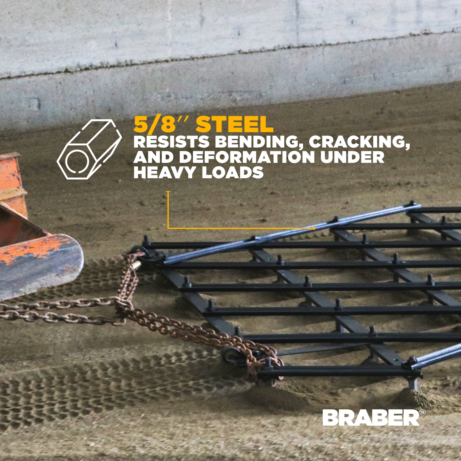 Tow-Behind Chain Harrow 15' Super Heavy-Duty – BE-CH15G-zoom-6