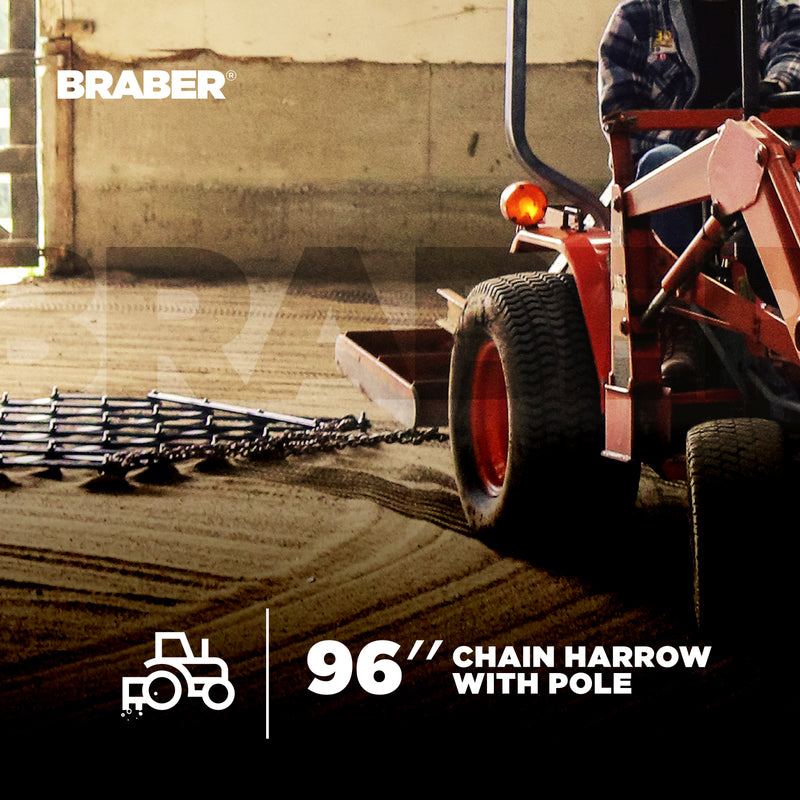 Tow-Behind Chain Harrow 8' – BE-CH8G-zoom-