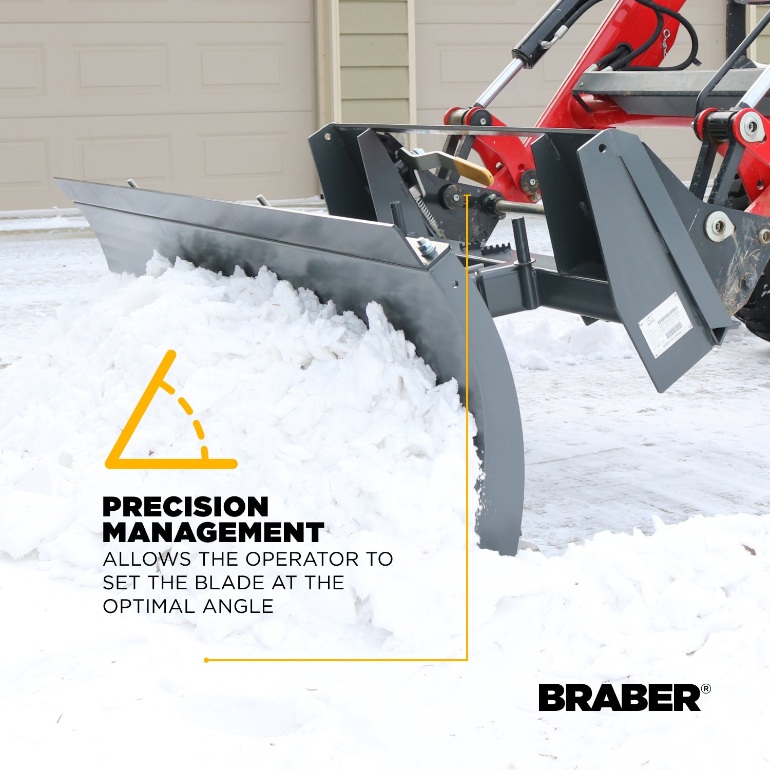 Skid Steer Snow Blade 5' – BE-FBS5BO500BK-5