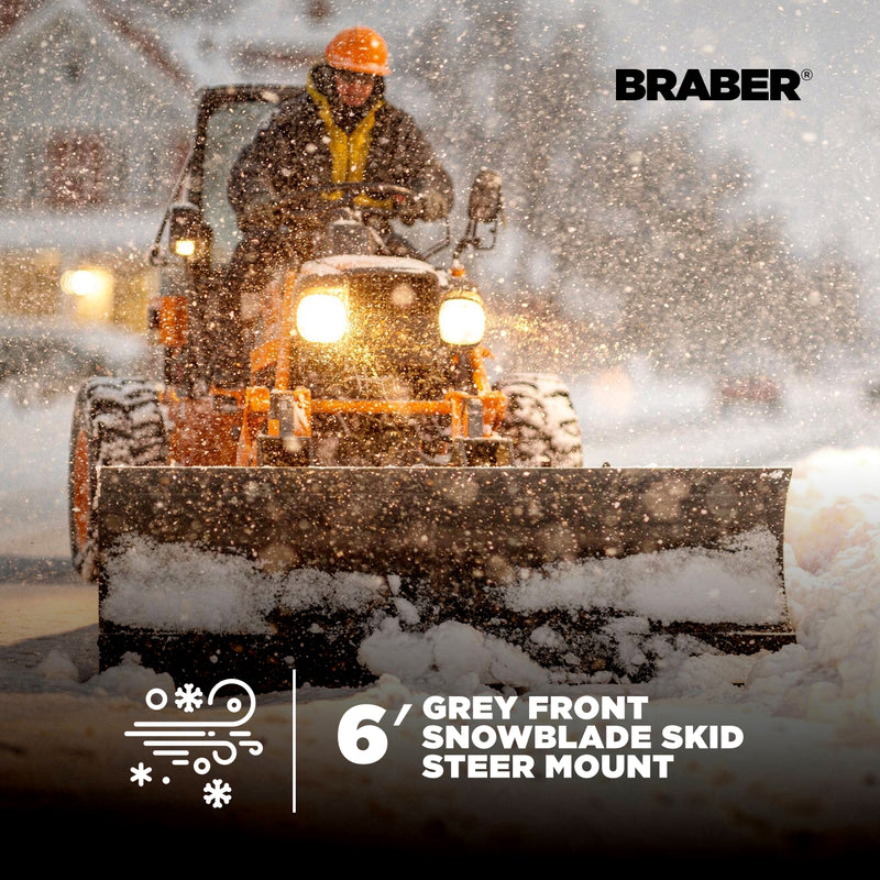Skid Steer Snow Blade 6' – BE-FBS6BO500BK-zoom-