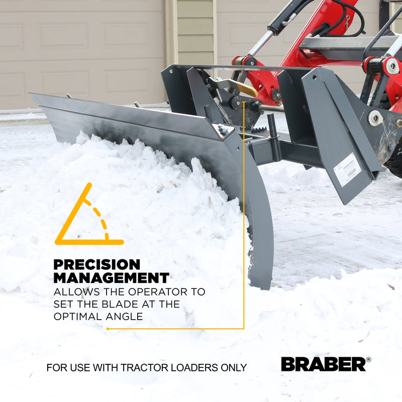 Skid Steer Snow Blade 6' – BE-FBS6BO500BK-zoom-