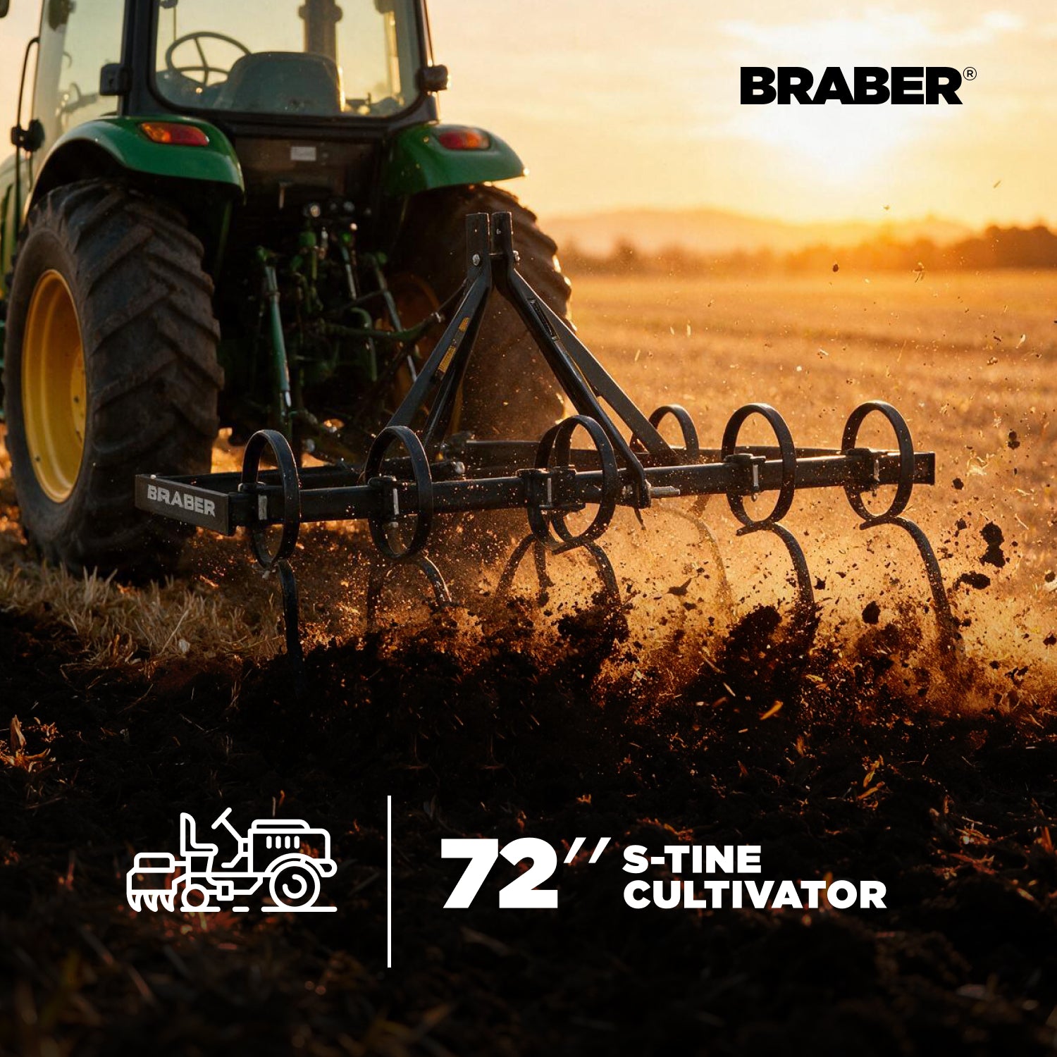 3-Point S-Tine Cultivator 72" – BE-FC06ST-zoom-2
