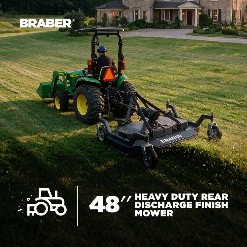 3-Point PTO Deluxe Finish Mower 48" Rear Discharge – BE-FM48RDGS-zoom-