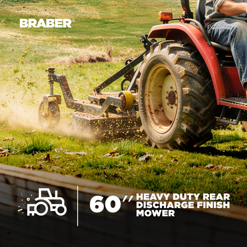 3-Point PTO Deluxe Finish Mower 60" Rear Discharge – BE-FM60RDGS-zoom-