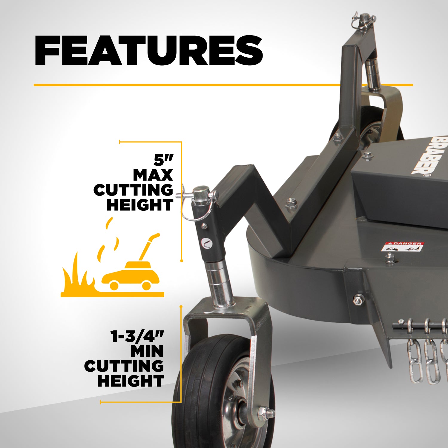 3-Point PTO Deluxe Finish Mower 72" Rear Discharge up to 40 HP – BE-FM72RDGS-zoom-6