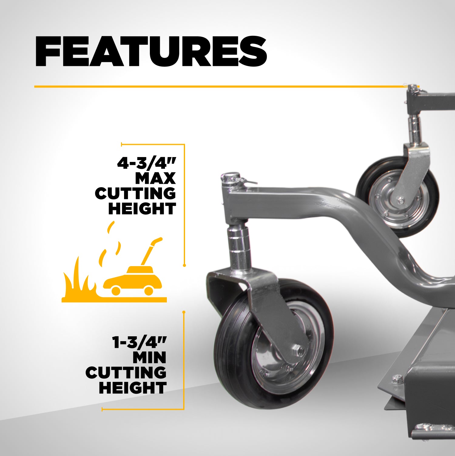 Heavy-Duty 3-Point PTO Finish Mower 84" Rear Discharge up to 75 HP – BE-FM84RDHDG-7