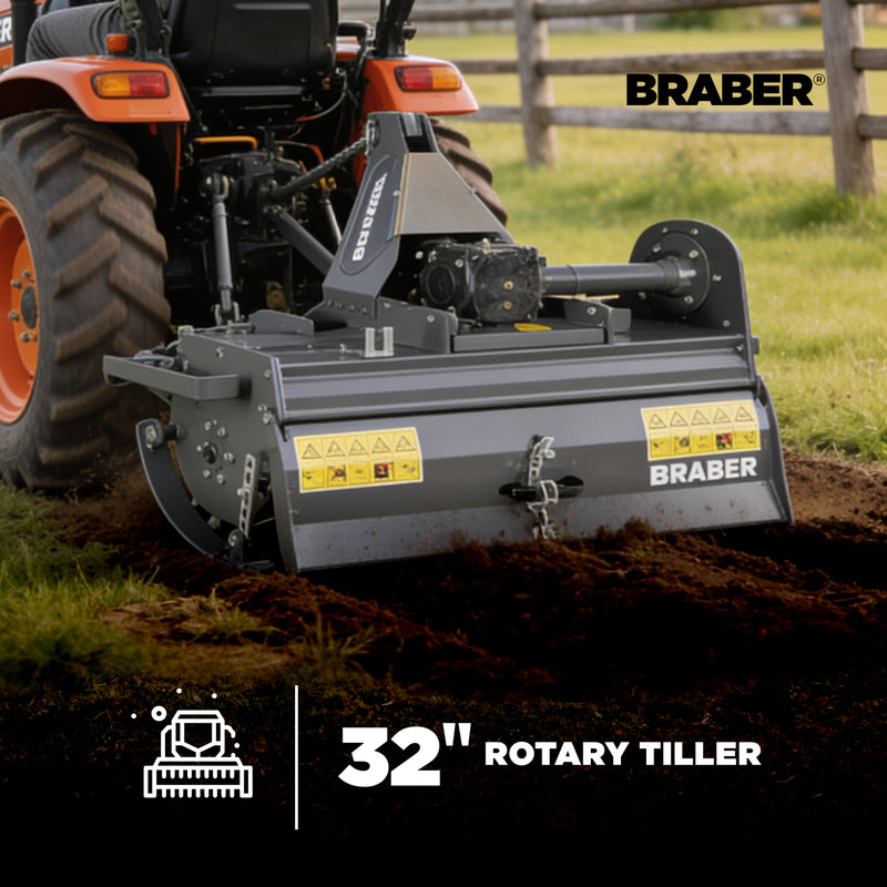 3-Point Light Duty Rotary Tiller 32" - BE-FTL85-zoom-