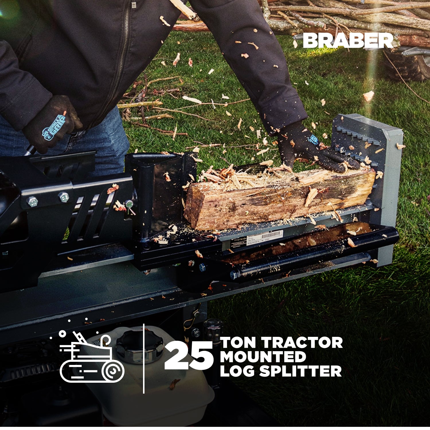 Log Splitter 25 Ton Honda GX200 – BE-LS25EH-2
