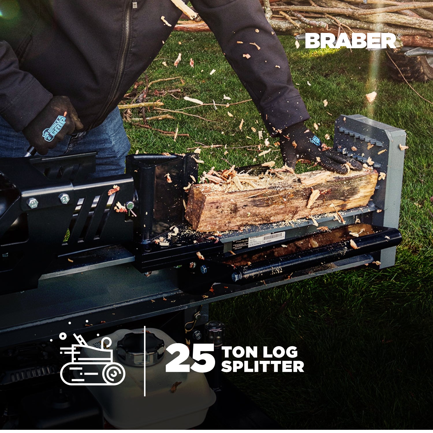 Log Splitter 25 Ton 212cc – BE-LS25ER-zoom-2