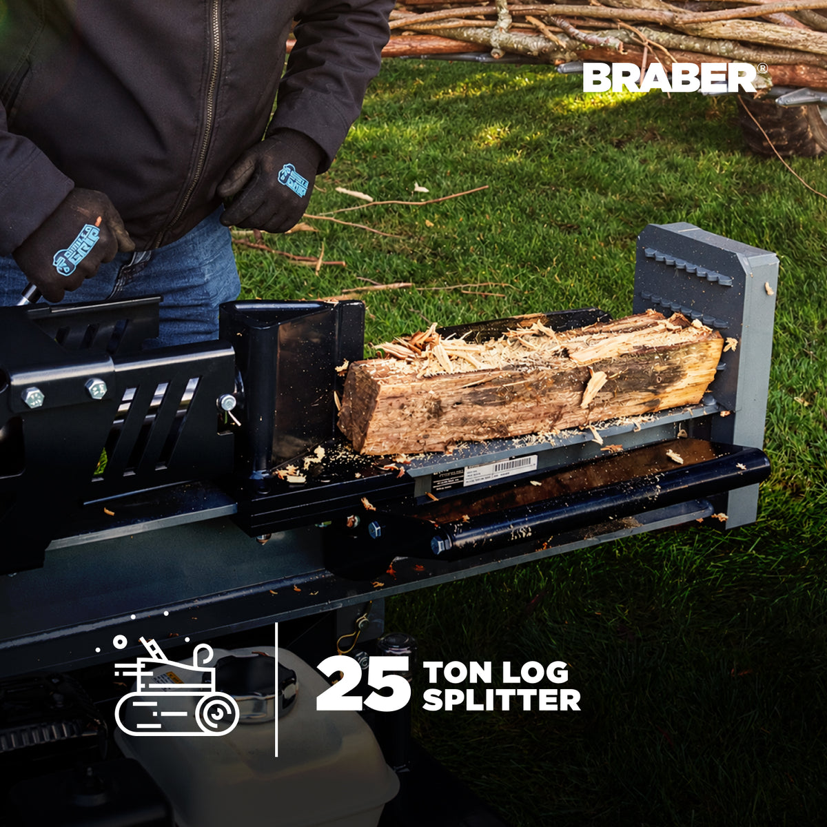 Log Splitter 25 Ton 212cc – BE-LS25ER-zoom-2