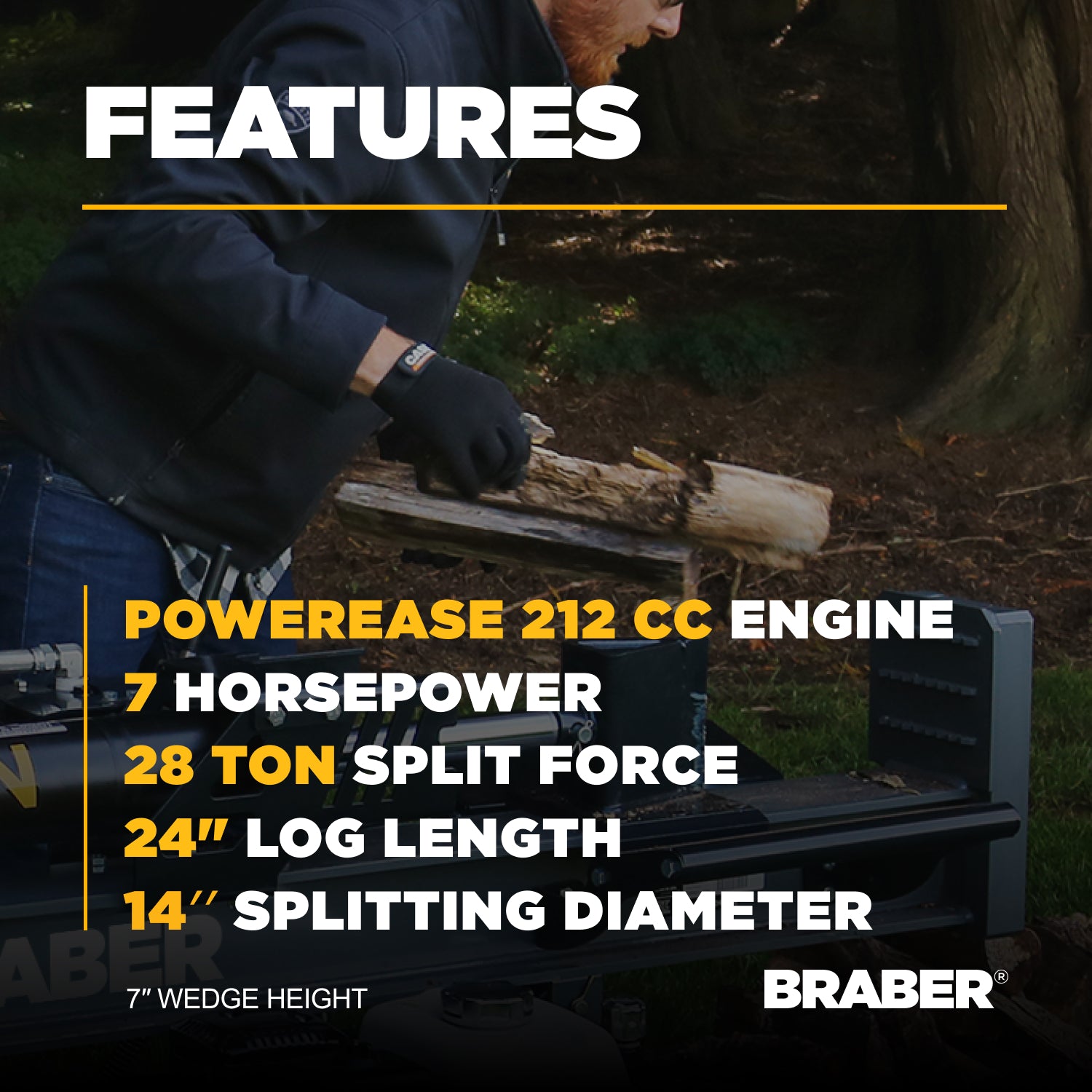 28 Ton Deluxe Log Splitter-zoom-4