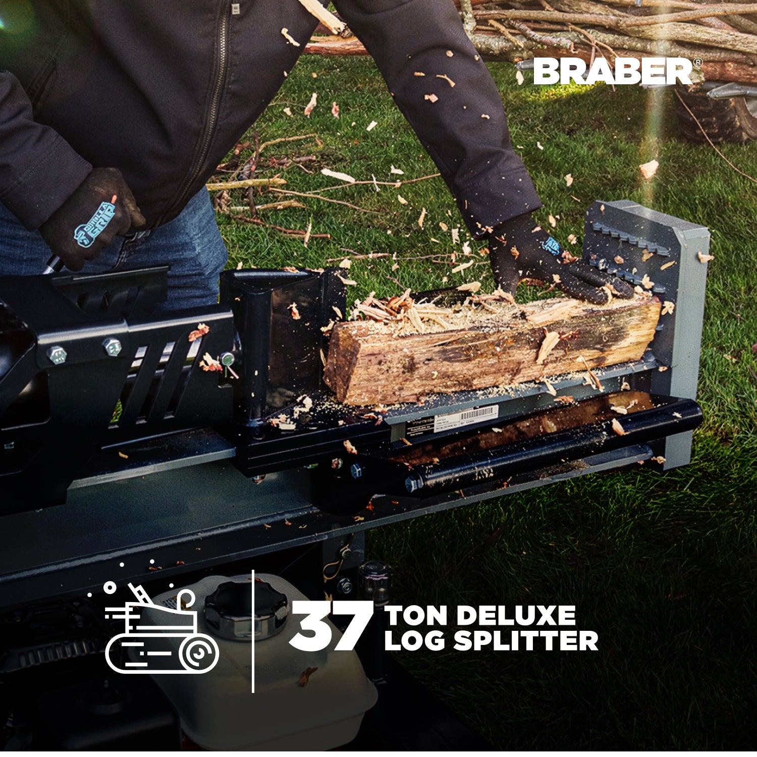 Log Splitter 37 Ton Honda GX390 – BE-LS37DH