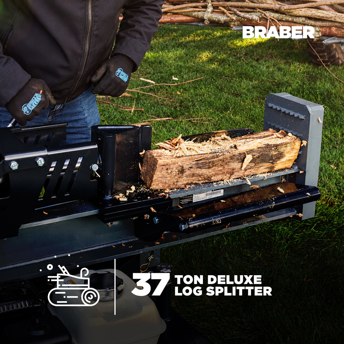 Log Splitter 37 Ton Honda GX390 – BE-LS37DH